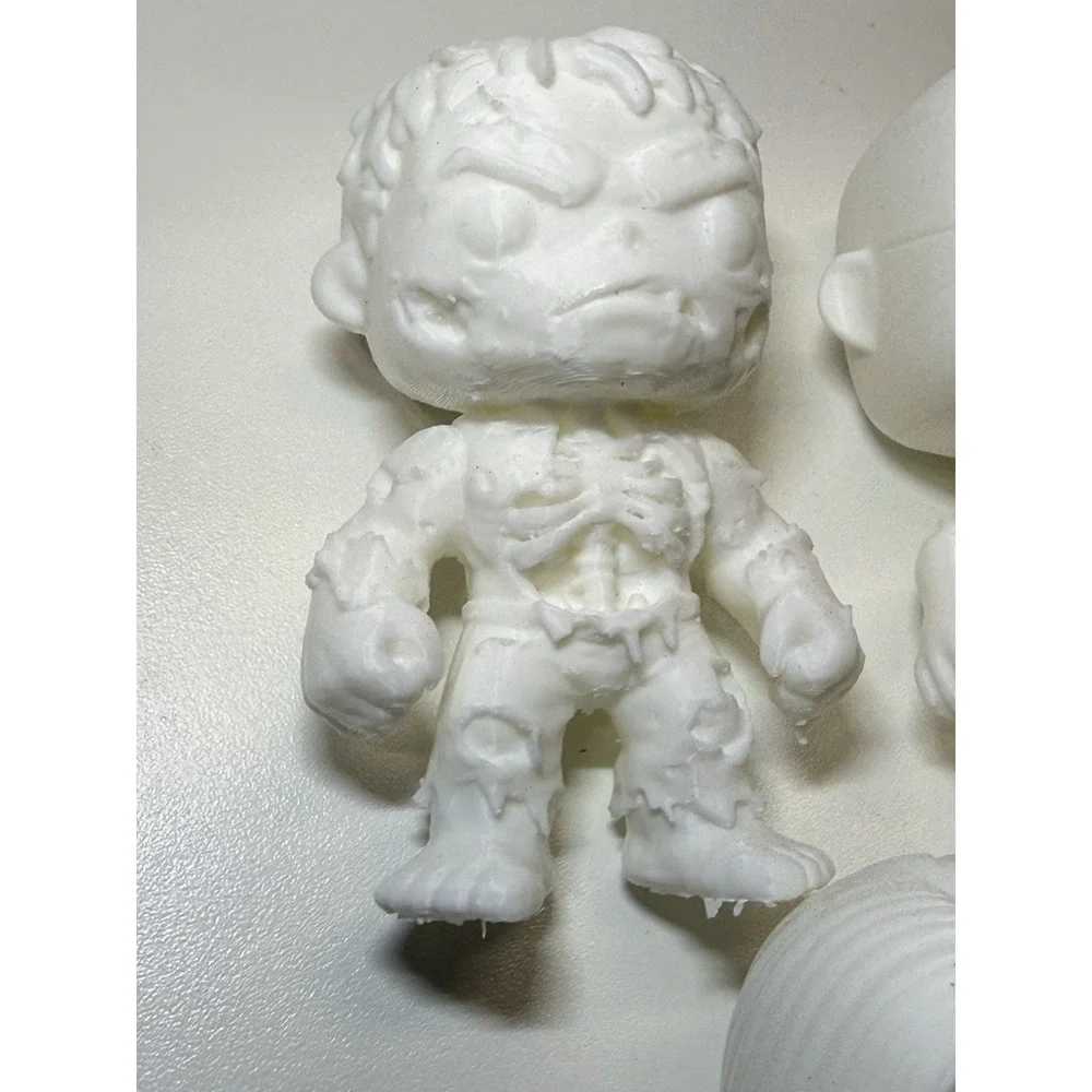Marvel Custom 3D Printed Figures Pop Zombie Inspired Hulk Spider-Man 3-4 Inch